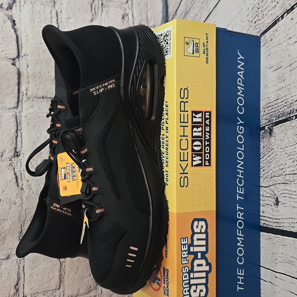 Skechers Hands Free Slip Ins Work Shoes - Picture 6 of 14